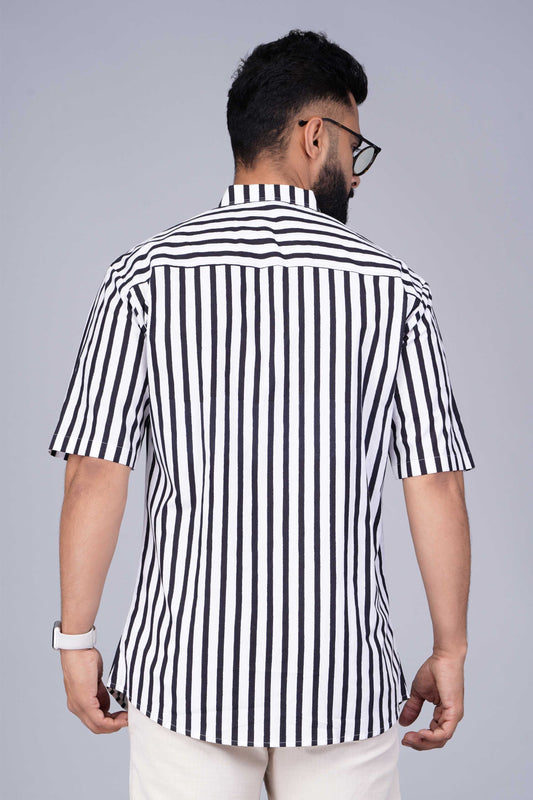 Black and White stripe Shirt